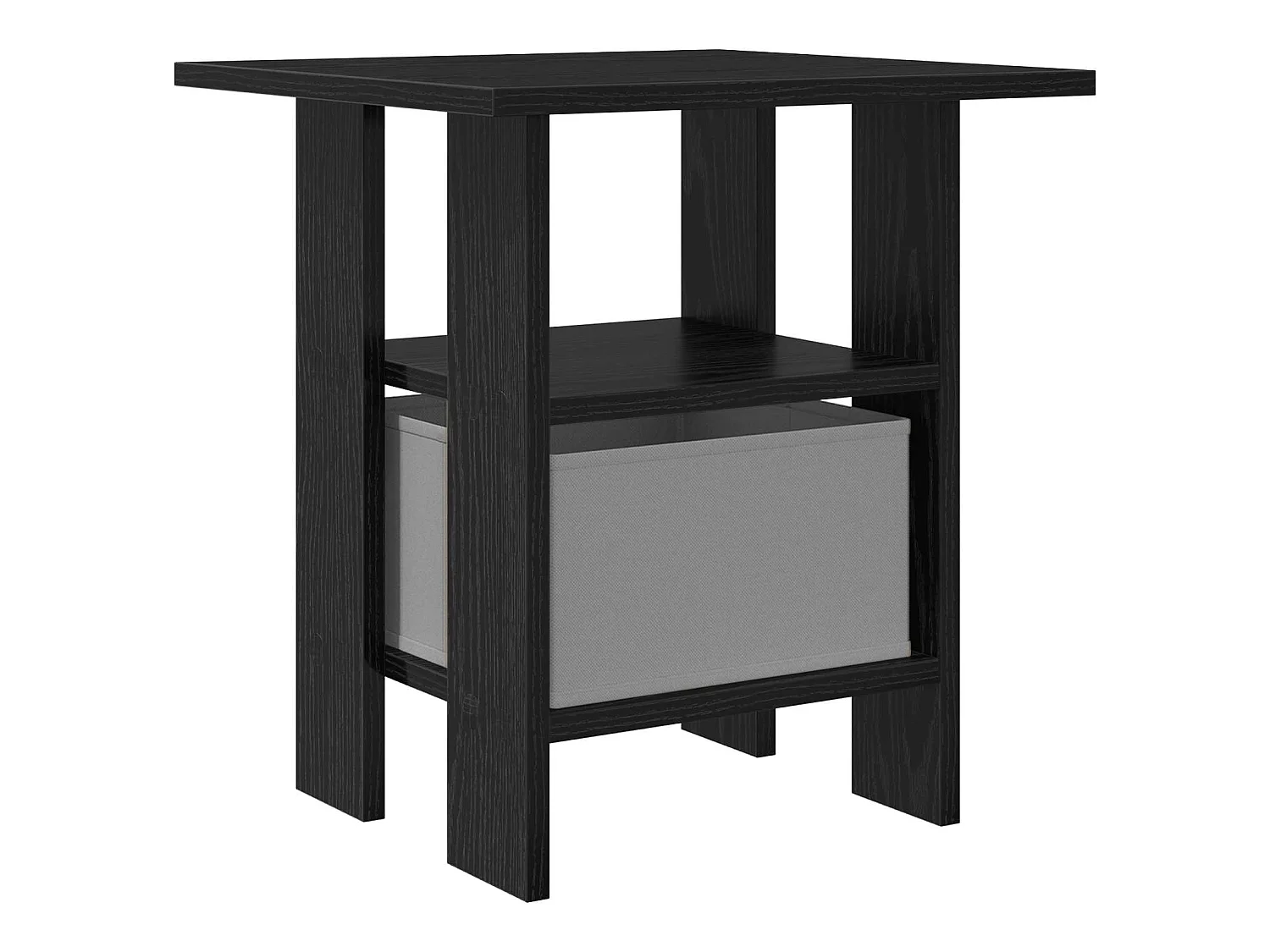 Table de chevet Chêne noir 41 x 40 x 45 cm Bois d'ingénierie