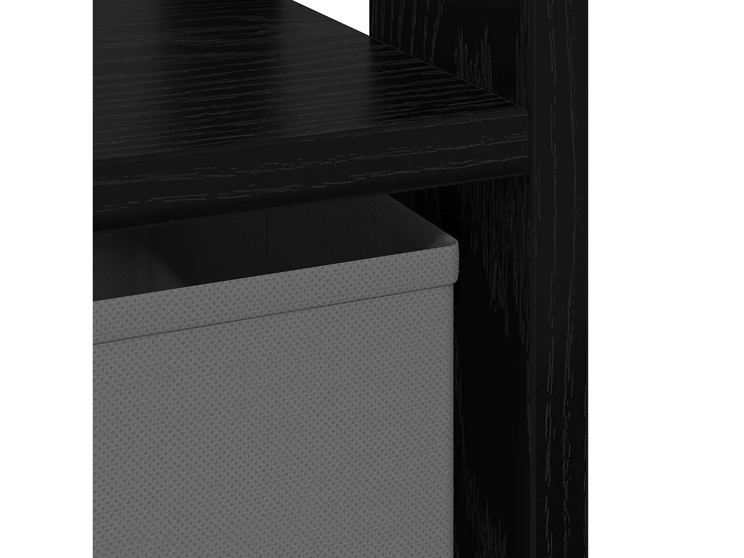 Table de chevet Chêne noir 41 x 40 x 45 cm Bois d'ingénierie