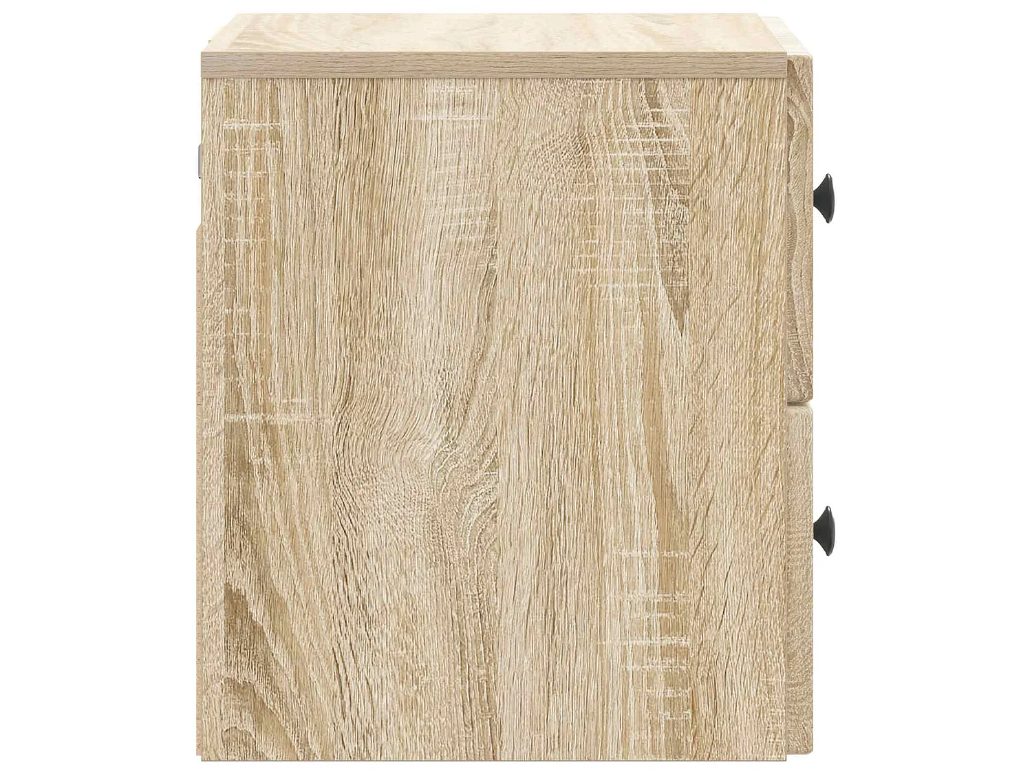 Table de chevet mural 2 pièces Chêne Sonoma 33 x 34,5 x 40 cm