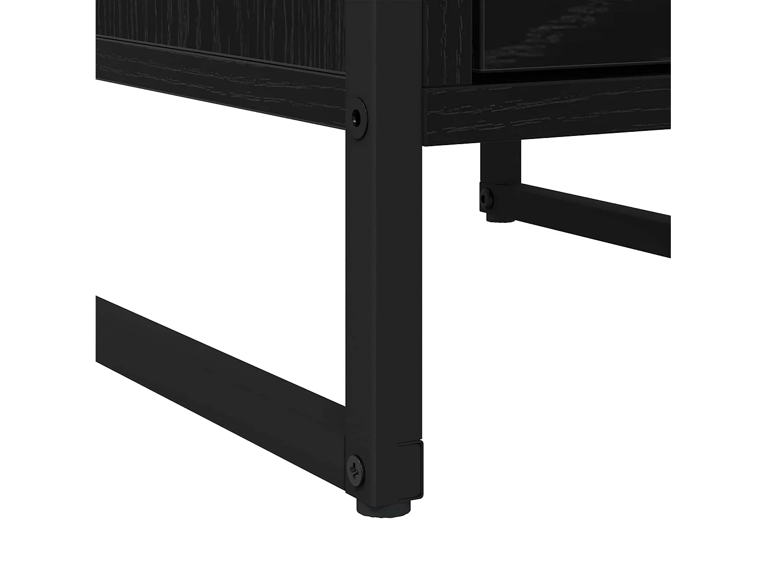 Mesa de Noche con cajón Roble Negro 39,5 x 30 x 50 cm