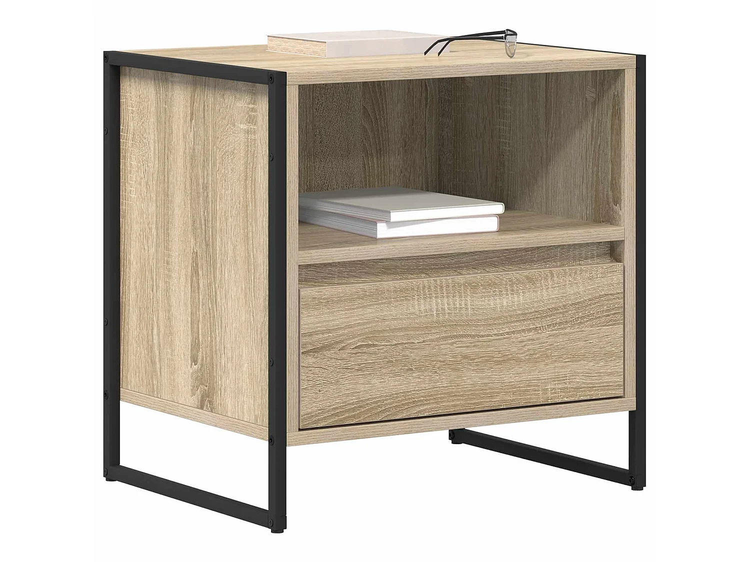 Mesa de Noche Sonoma 50 x 39,5 x 50 cm Madera contrachapada