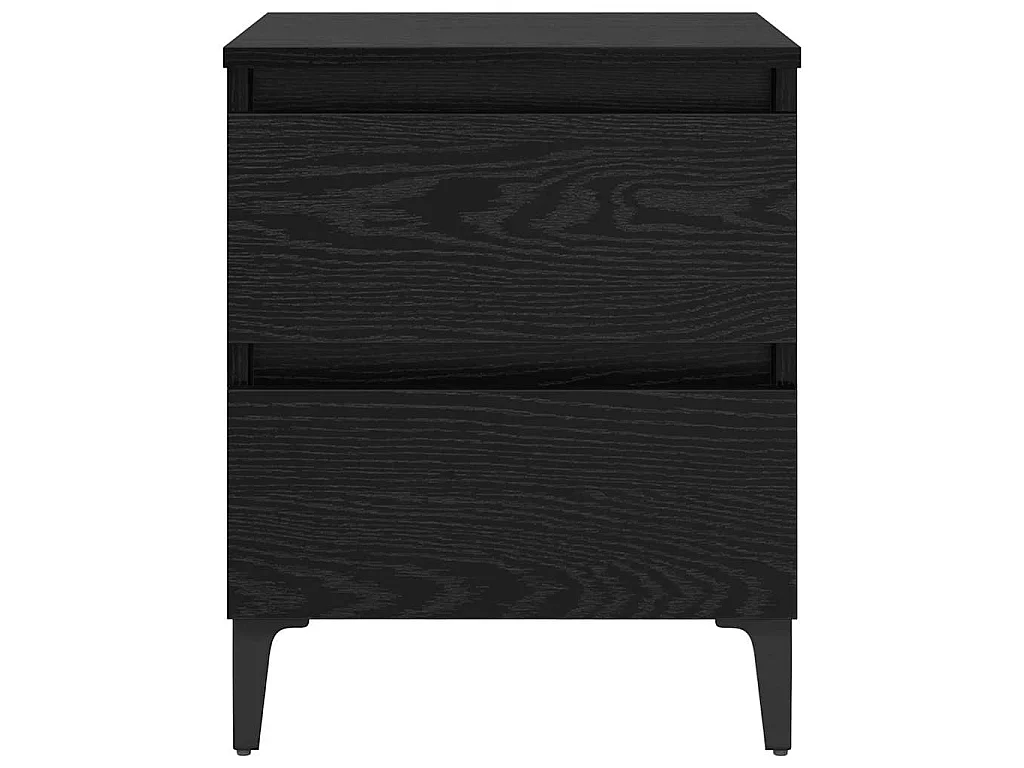 Armario de Noche Roble negro 40 x 35 x 50 cm