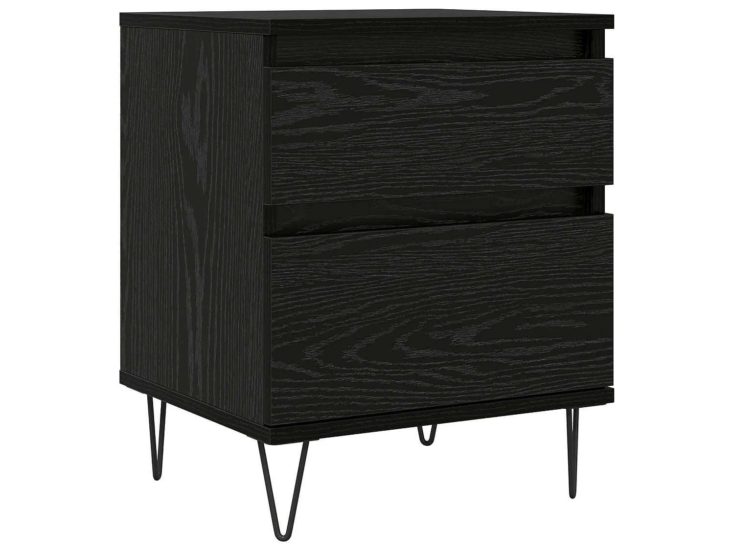 Mueble cama Roble Negro 40 x 35 x 50 cm Madera de ingeniería