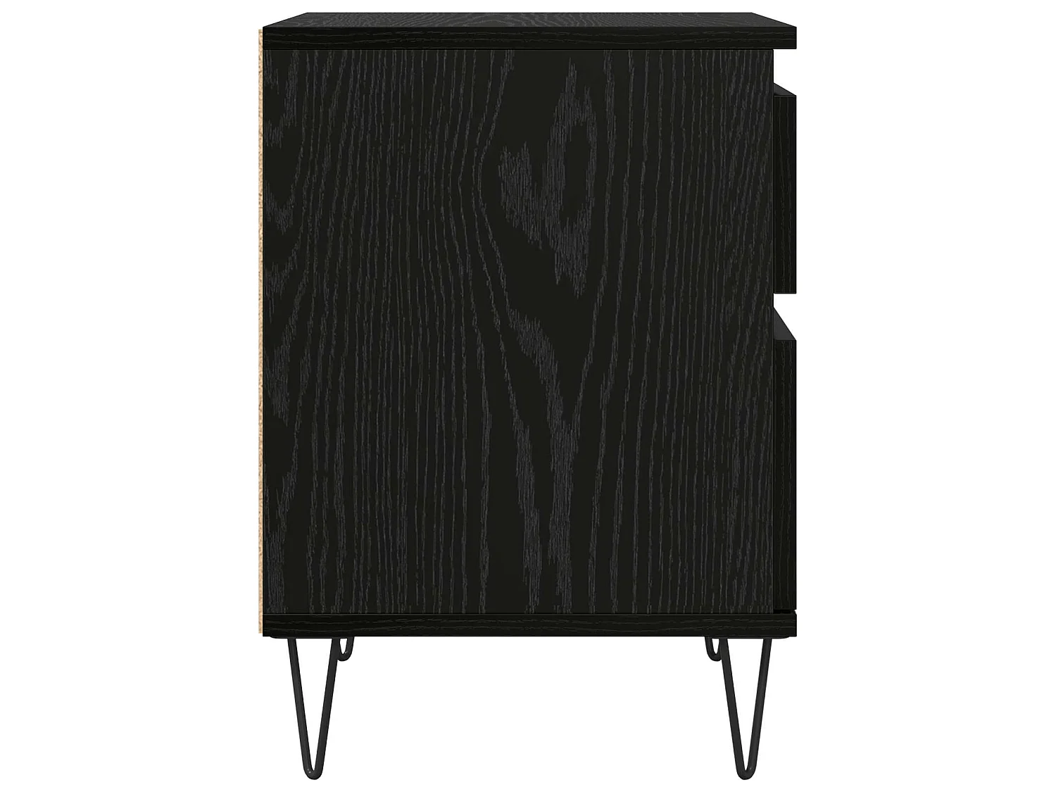Mueble cama Roble Negro 40 x 35 x 50 cm Madera de ingeniería