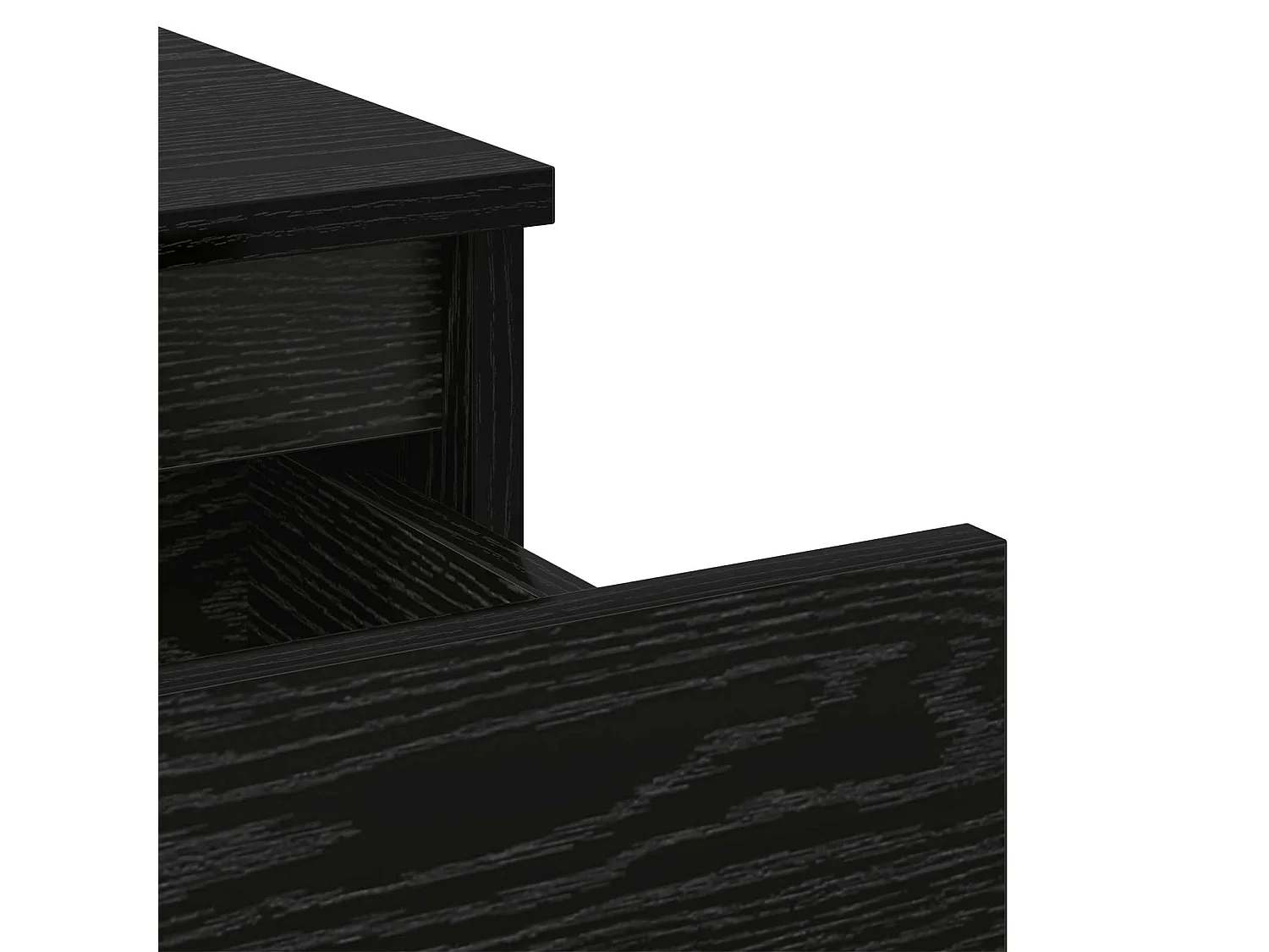 Mueble cama Roble Negro 40 x 35 x 50 cm Madera de ingeniería
