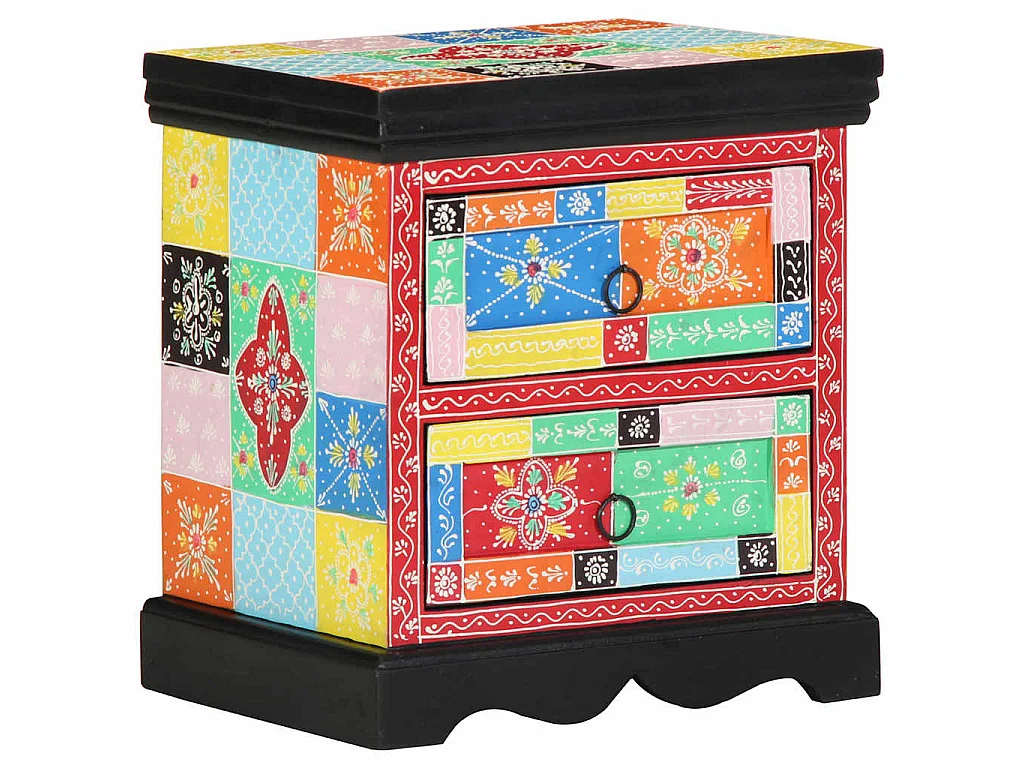 Table de chevet avec tiroir Multicolore 40 x 35 x 45 cm