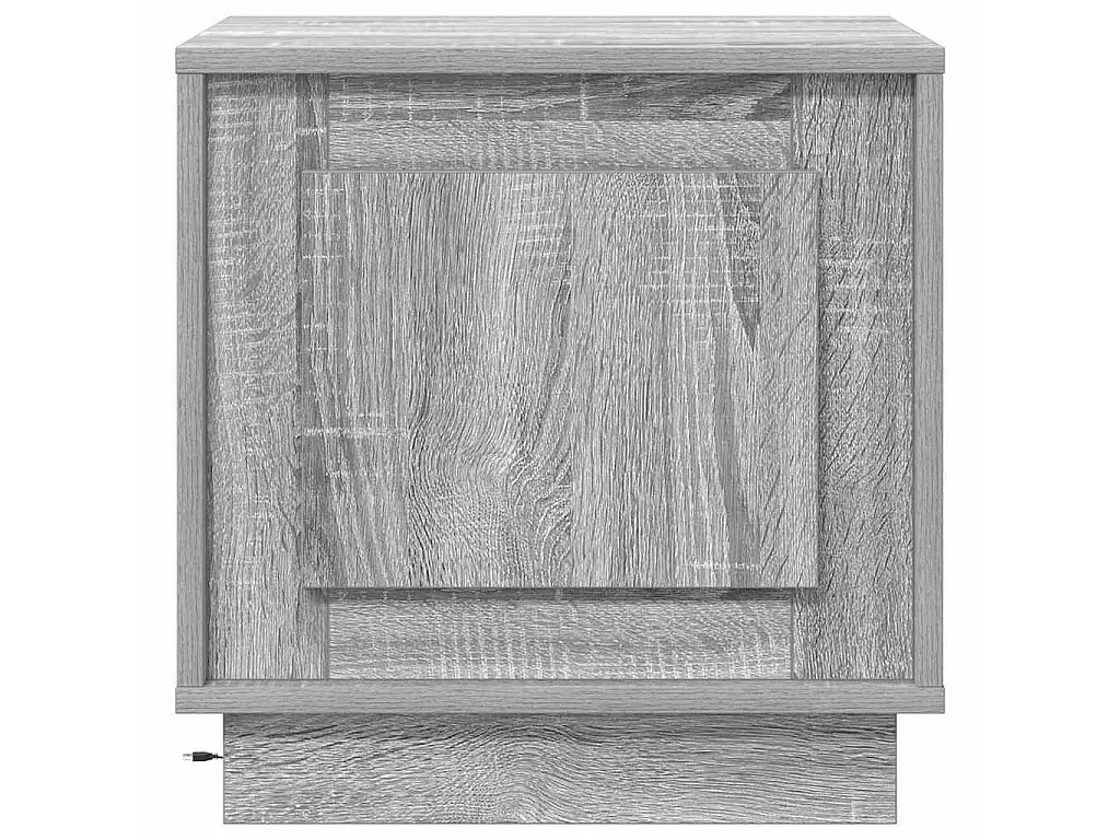 Armario de Noche Gris 44 x 34.5 x 45 cm Madera contrachapada