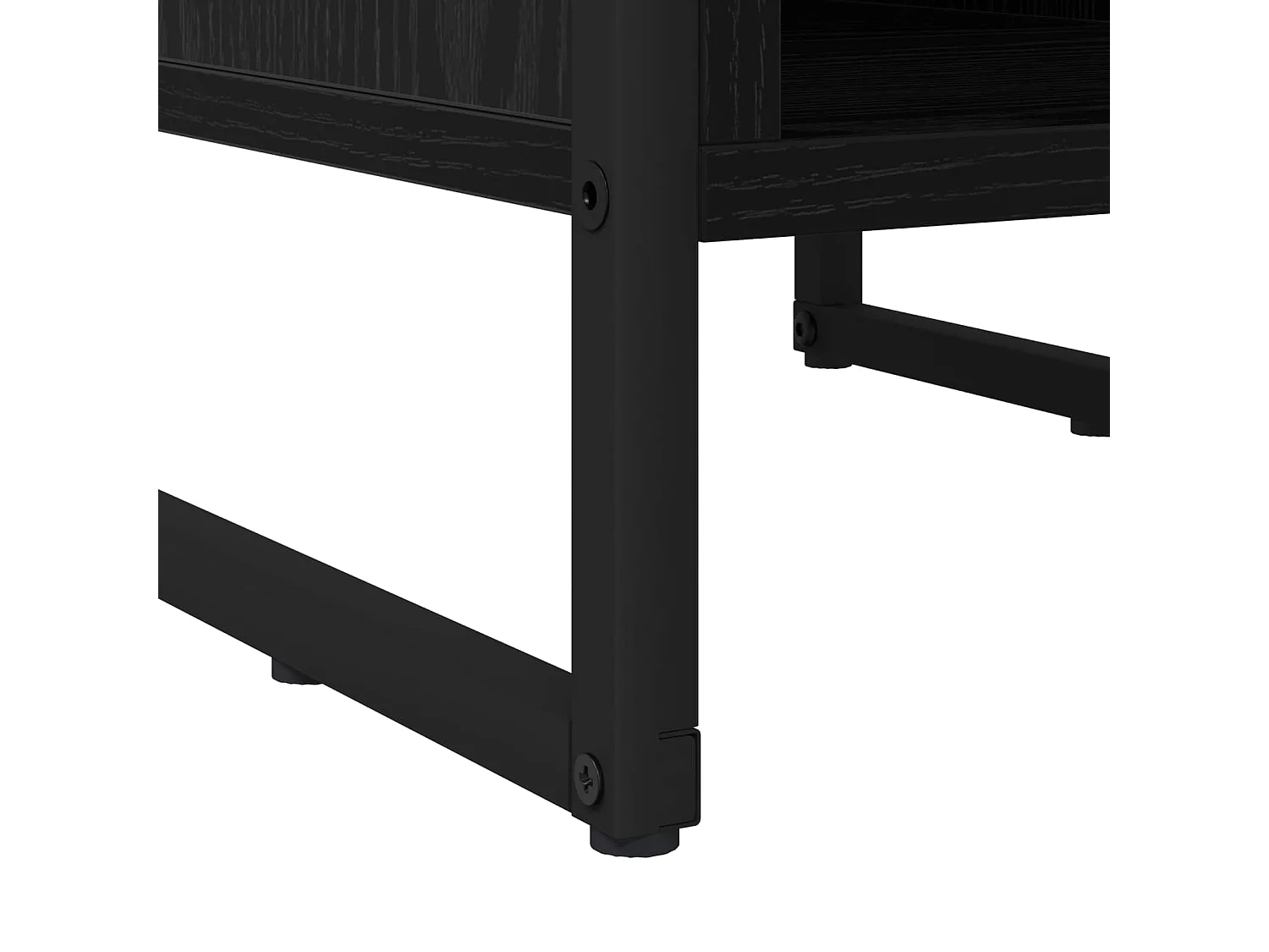 Mesa de Noche Roble Negro 39.5 x 30 x 50 cm