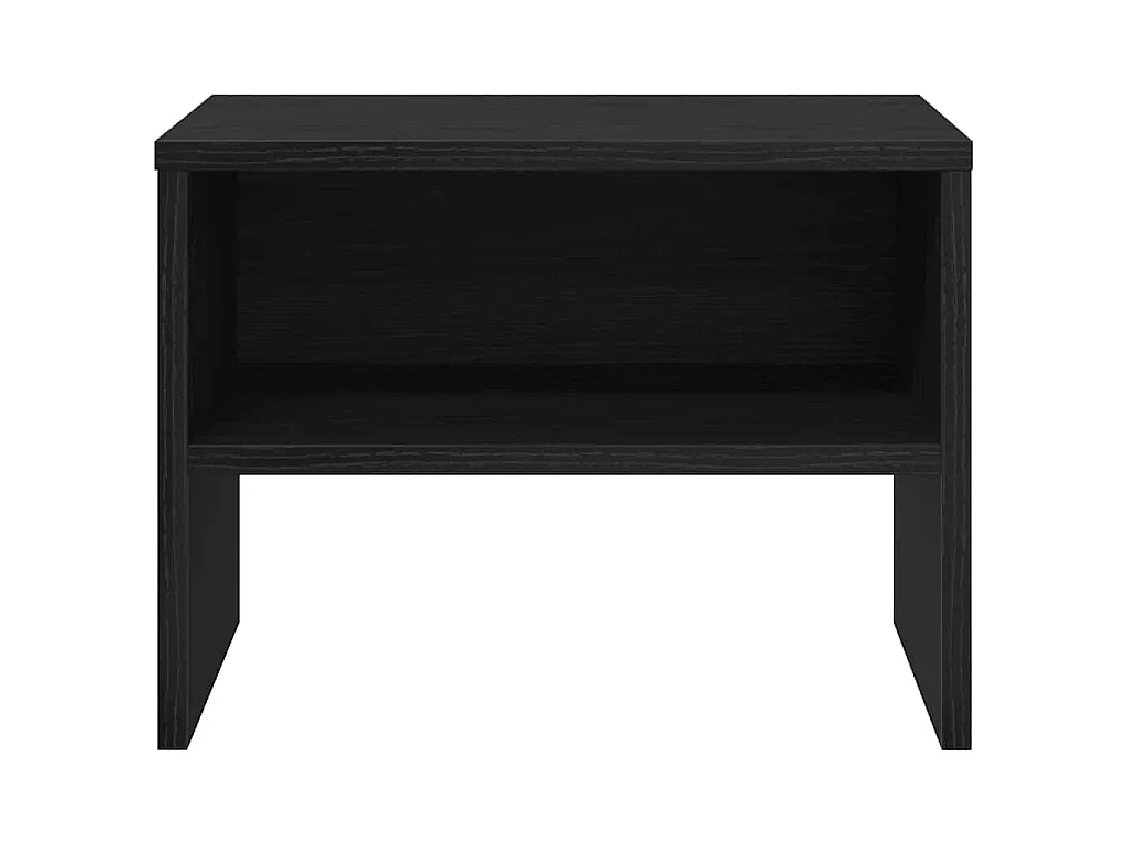 Table de chevet Chêne noir 40 x 40 x 30 cm Bois d'ingénierie