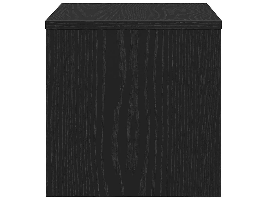 Table de chevet Chêne noir 40 x 40 x 30 cm Bois d'ingénierie