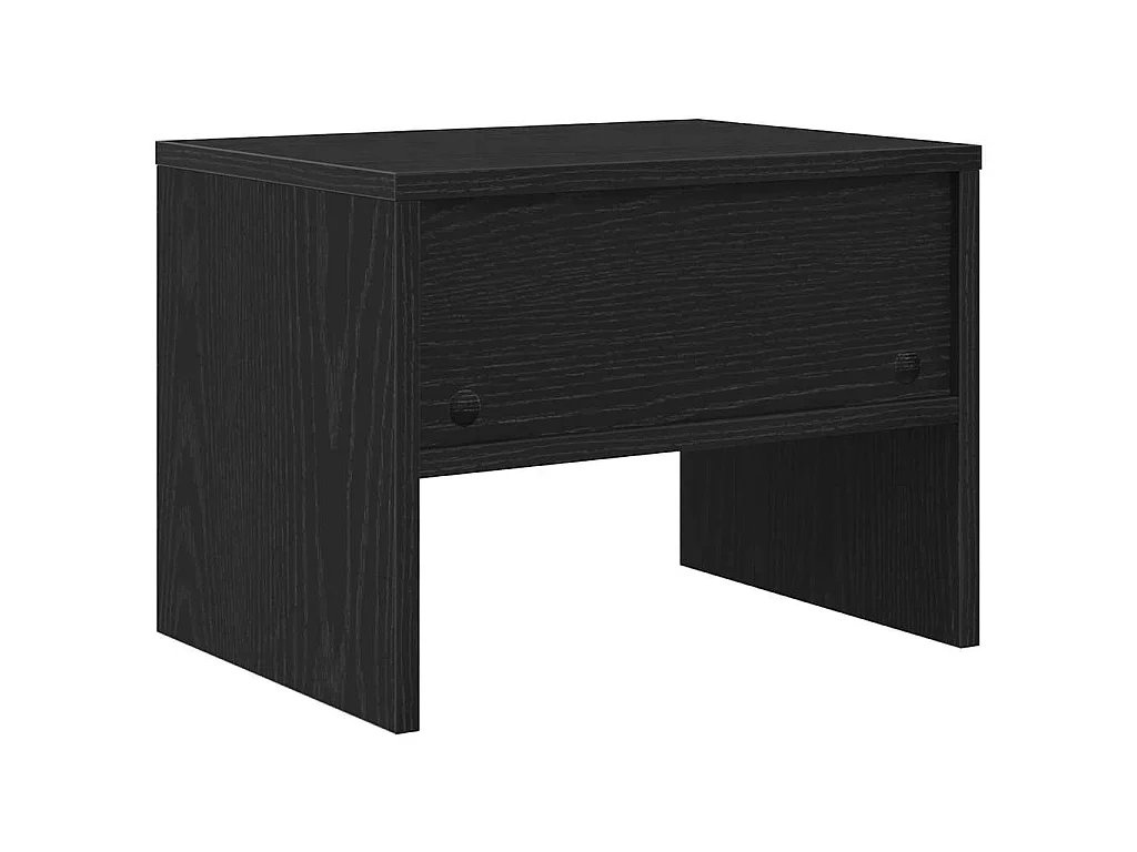 Table de chevet Chêne noir 40 x 40 x 30 cm Bois d'ingénierie