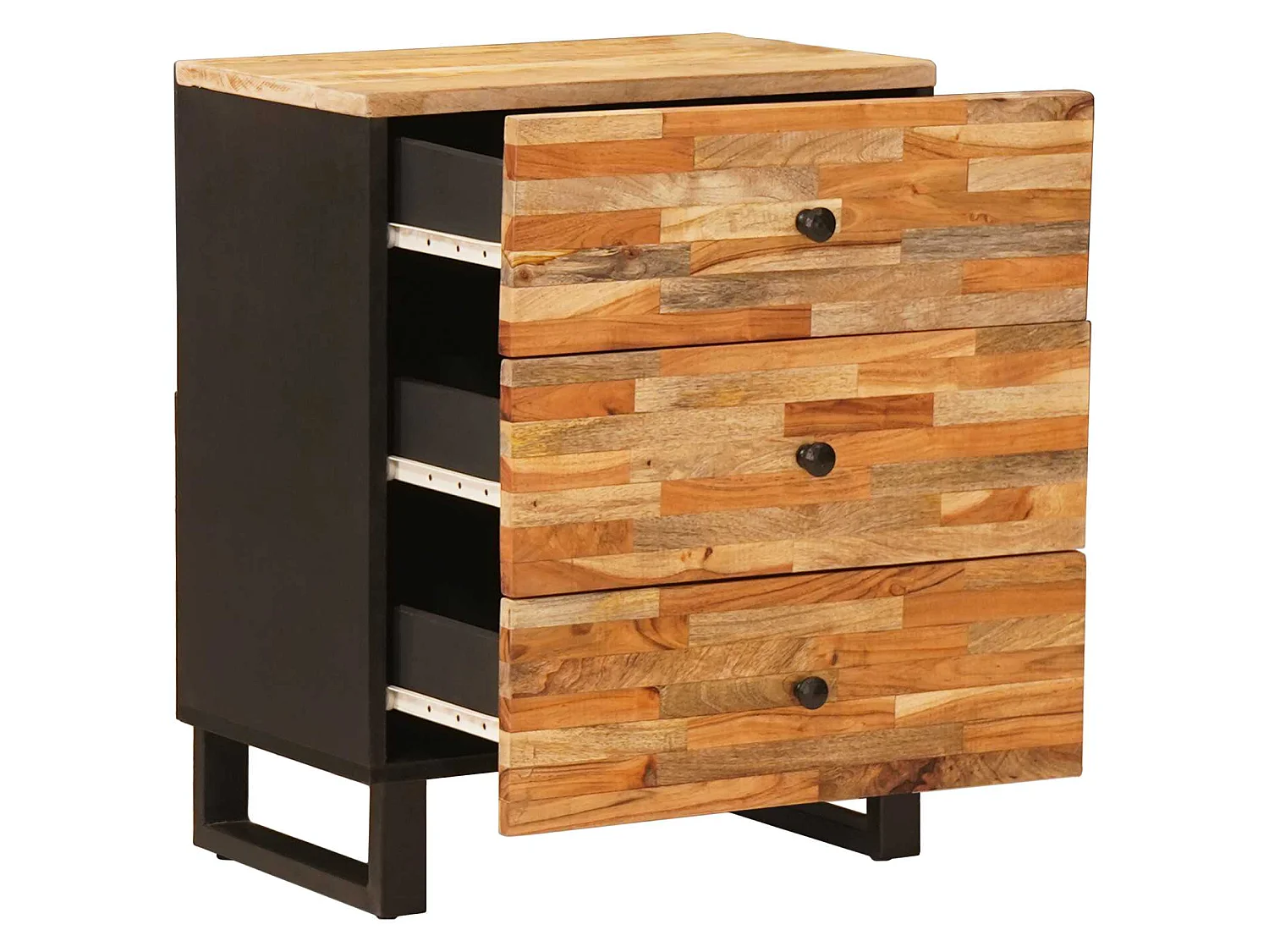 Mueble cama Marrón 58 x 36 x 22 cm Madera de mango maciza