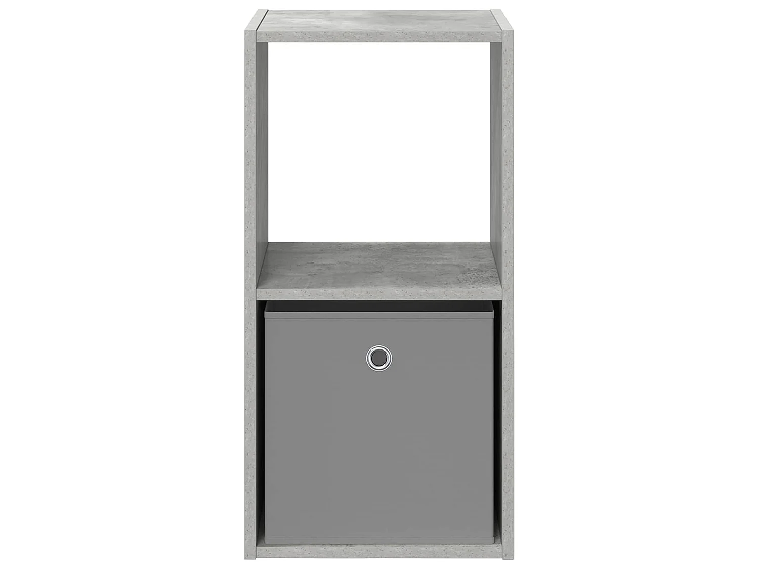 Table de chevet Gris béton 35 x 32 x 68,5 cm Bois d'ingénierie
