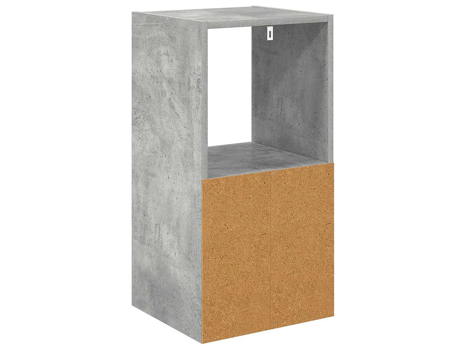 Table de chevet Gris béton 35 x 32 x 68,5 cm Bois d'ingénierie