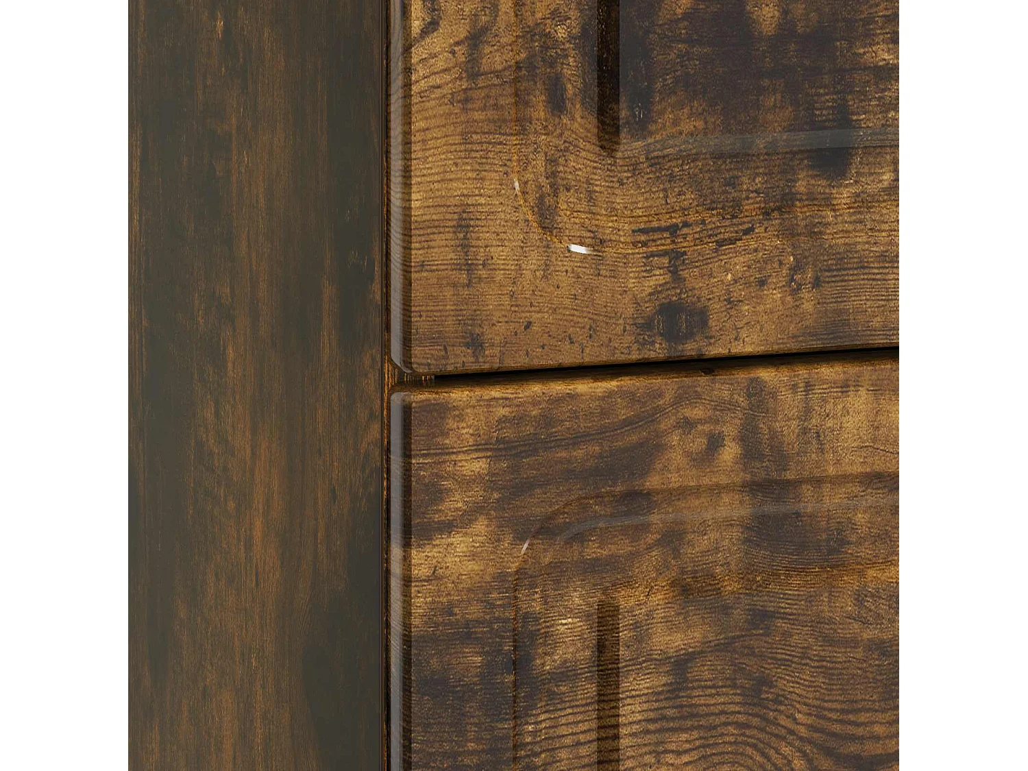 Table de chevet avec tiroir Chêne fumé 62 x 34,5 x 44,5 cm