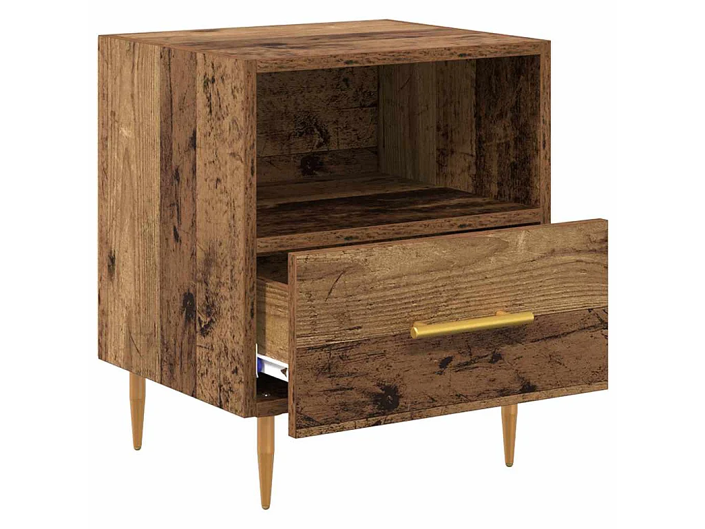 Table de chevet Marron 40 x 35 x 47,5 cm Bois d'ingénierie