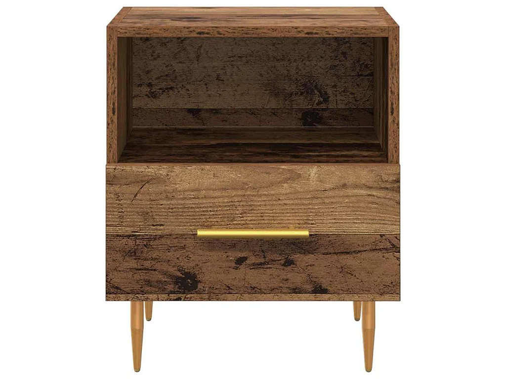 Table de chevet Marron 40 x 35 x 47,5 cm Bois d'ingénierie