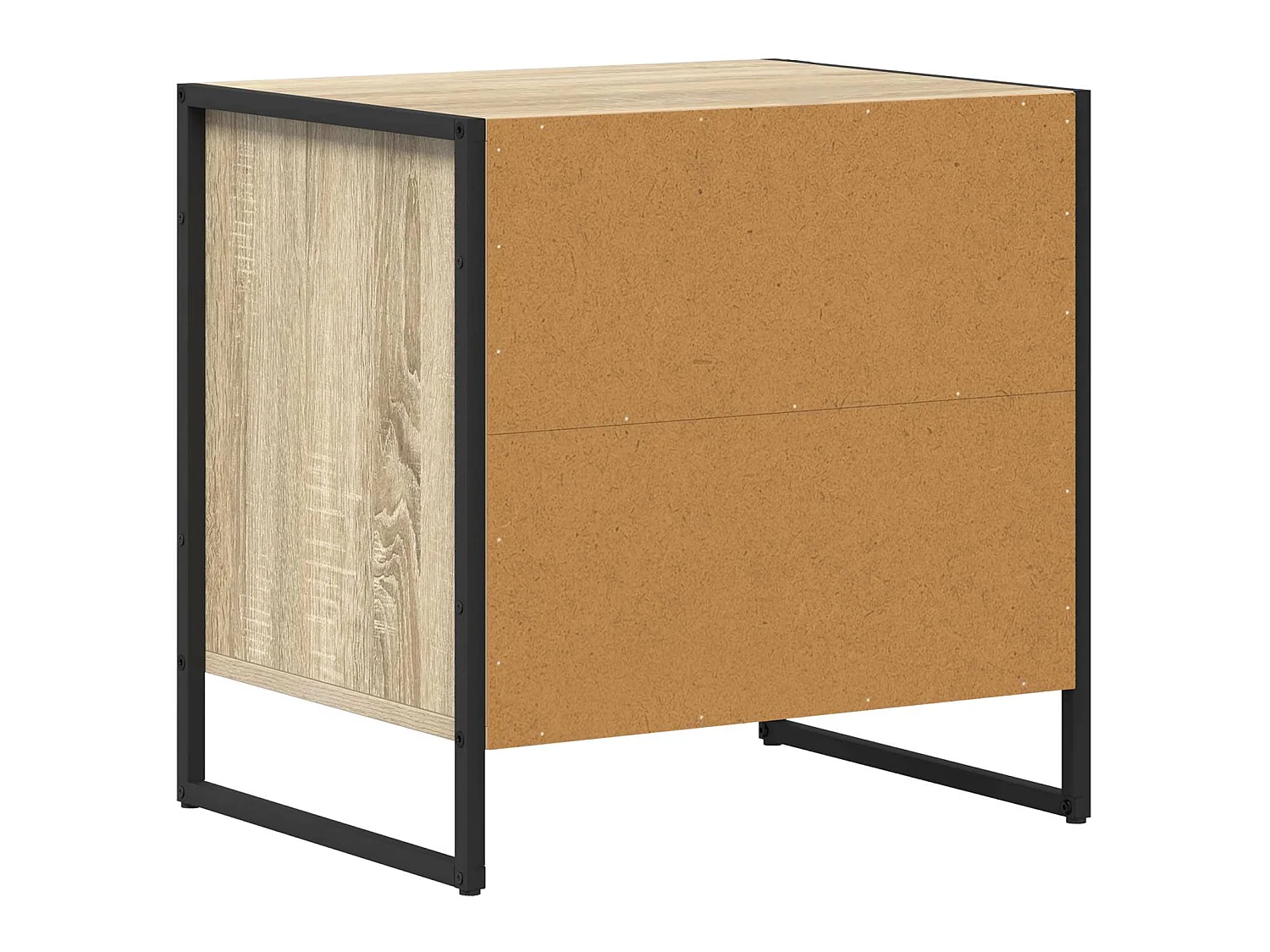 Mesa de Noche con cajón 2 piezas Sonoma 50 x 39,5 x 50 cm