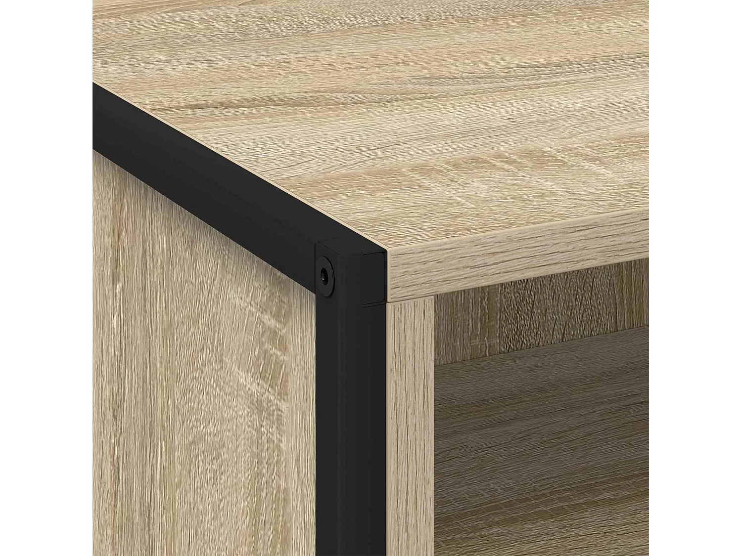 Mesa de Noche con cajón 2 piezas Sonoma 50 x 39,5 x 50 cm