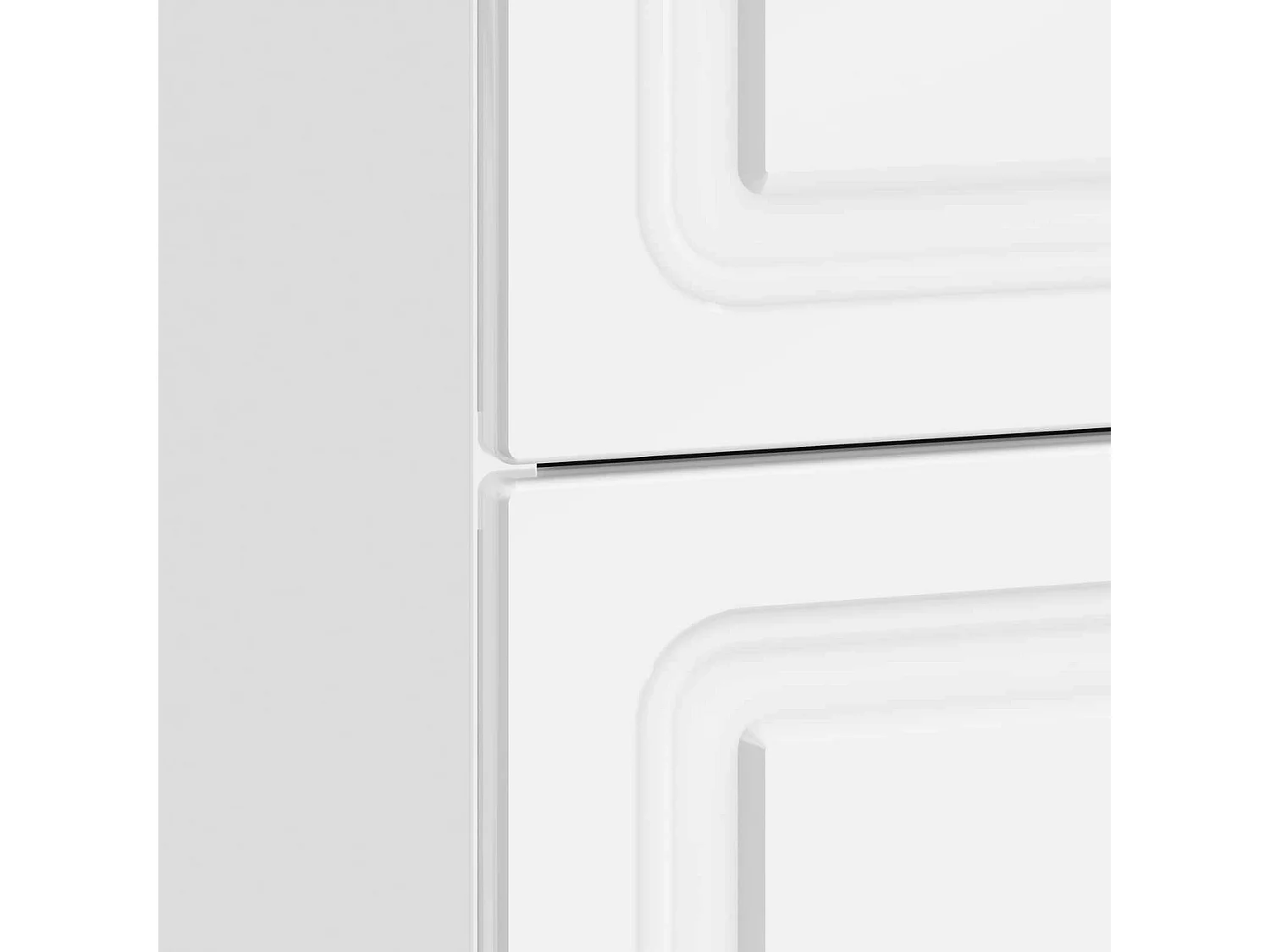 Table de chevet Blanc brillant 62 x 34,5 x 44,5 cm