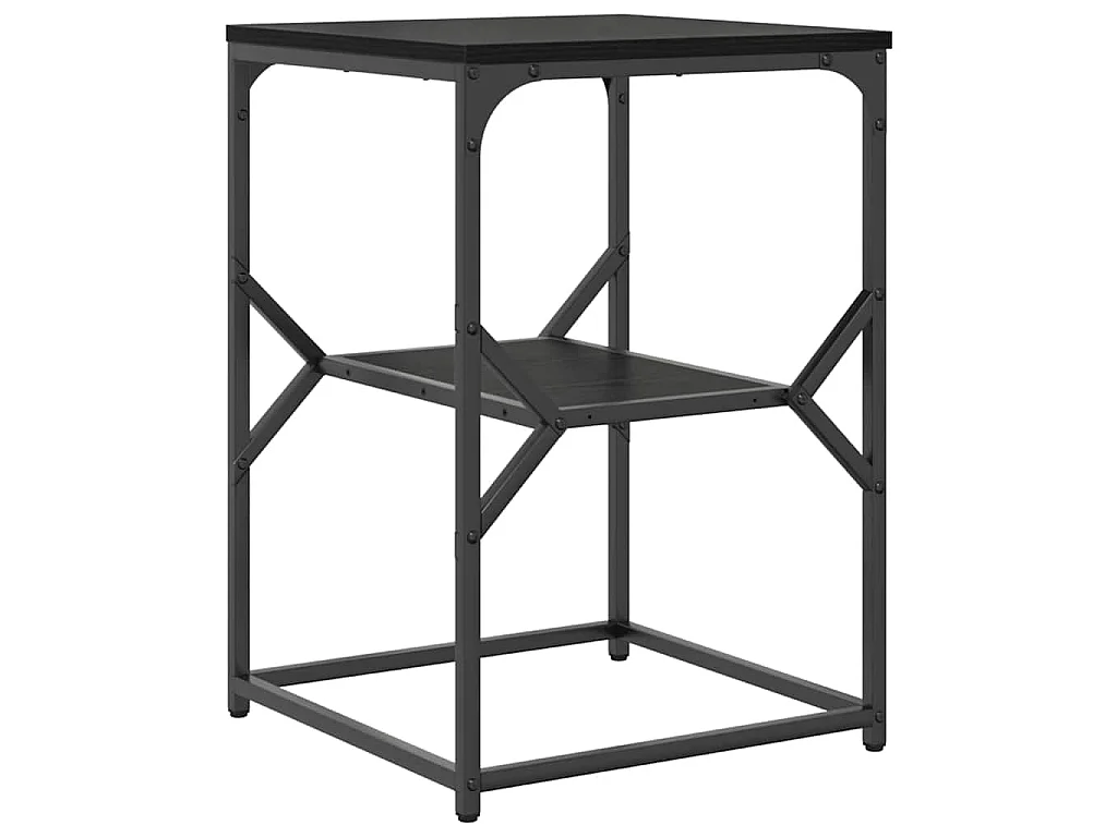 Table de chevet Chêne noir 41 x 40 x 60 cm