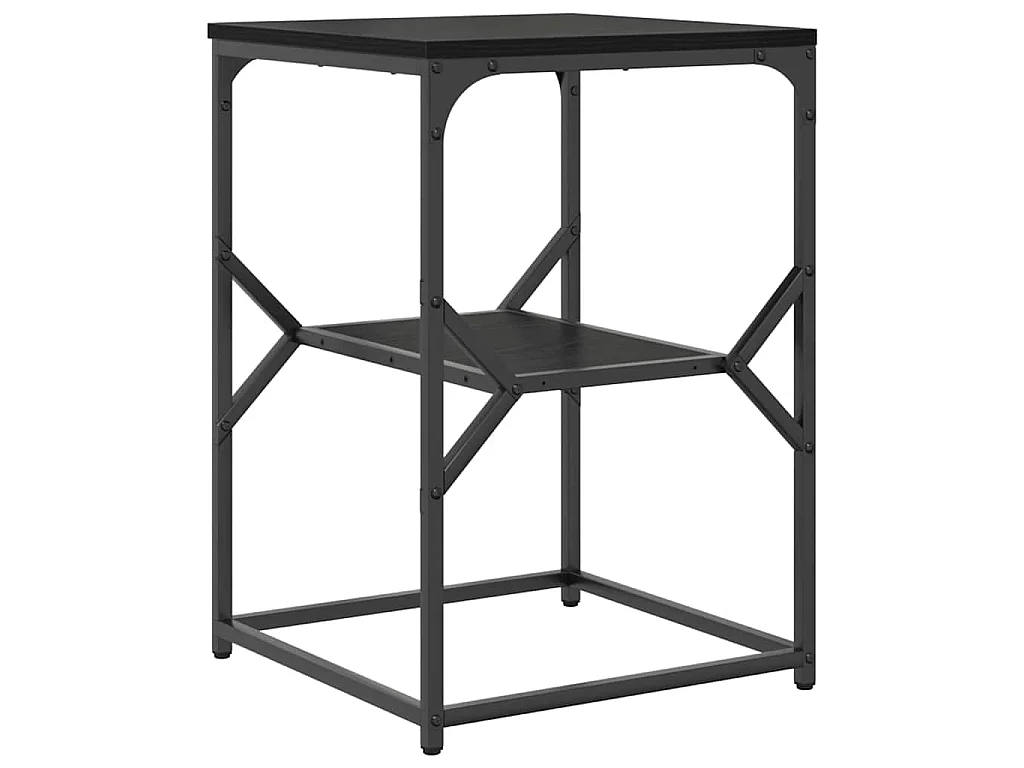 Table de chevet Chêne noir 41 x 40 x 60 cm
