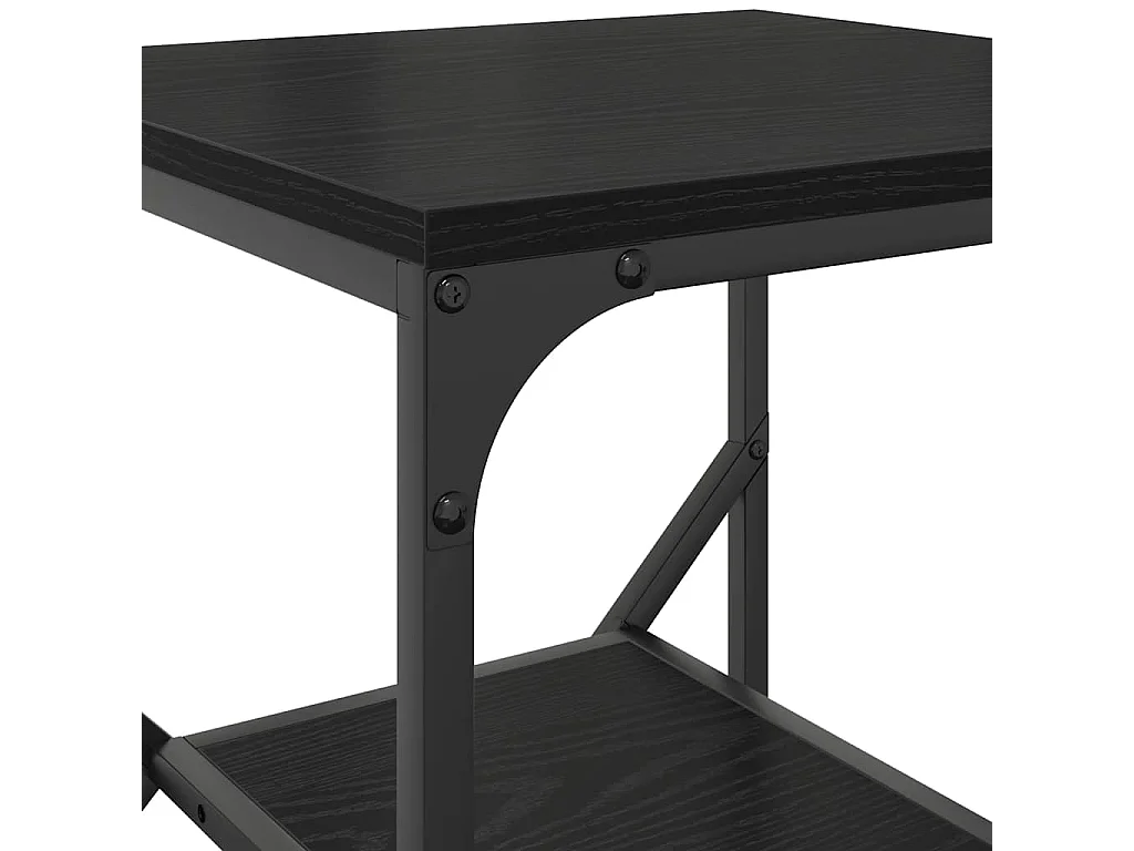 Table de chevet Chêne noir 41 x 40 x 60 cm