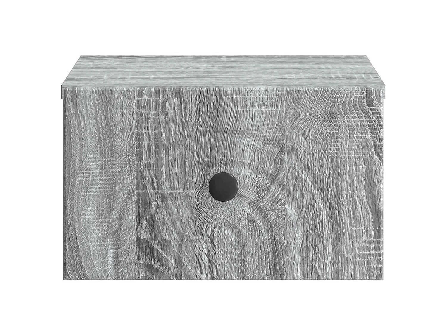 Table de chevet mural Sonoma gris 33 x 34,5 x 20 cm