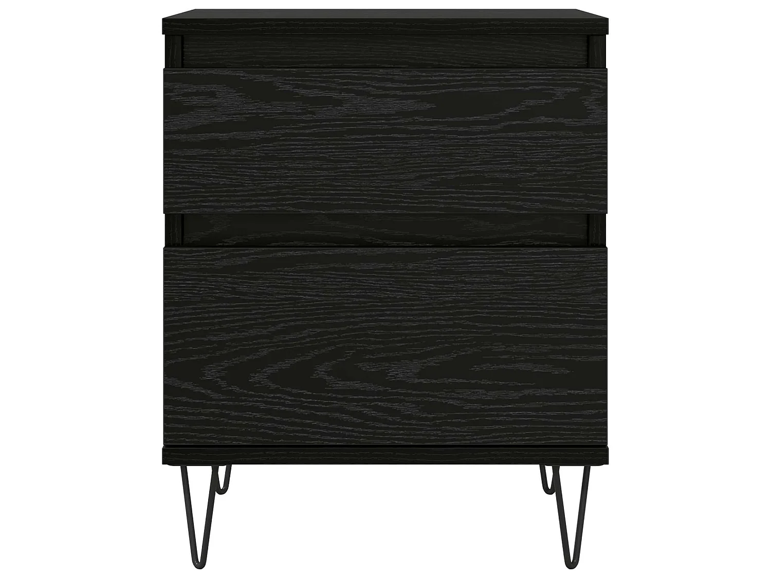 Mueble cama Roble Negro 40 x 35 x 50 cm Madera de ingeniería