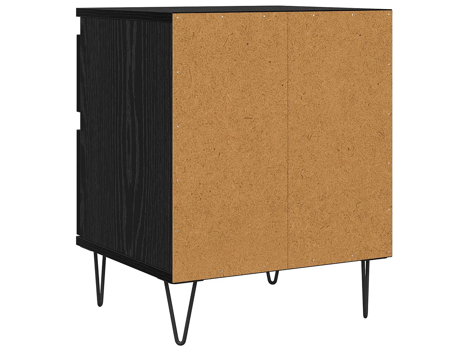 Mueble cama Roble Negro 40 x 35 x 50 cm Madera de ingeniería