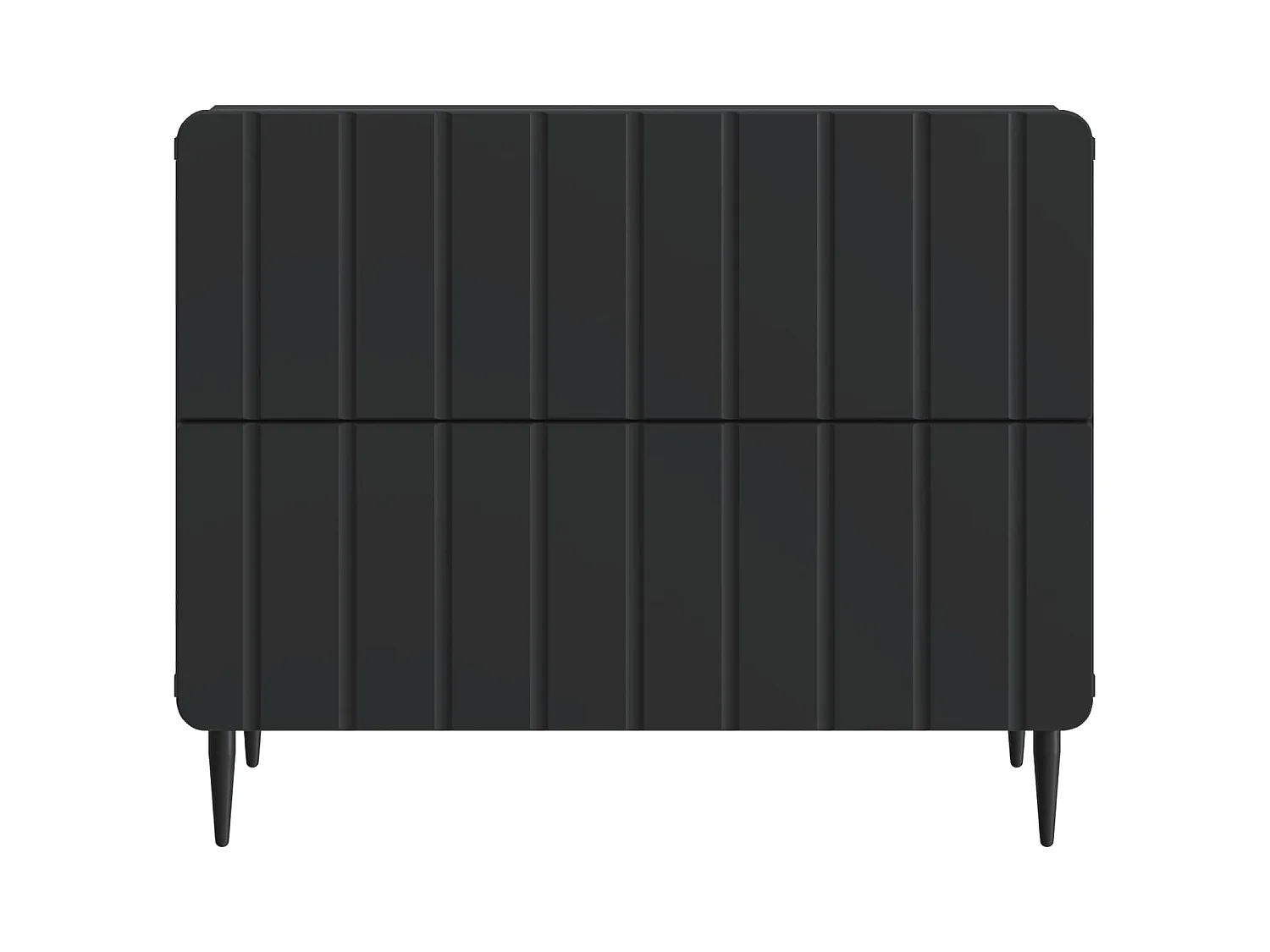 Table de chevet Noir 62 x 34,5 x 49,5 cm Bois d'ingénierie