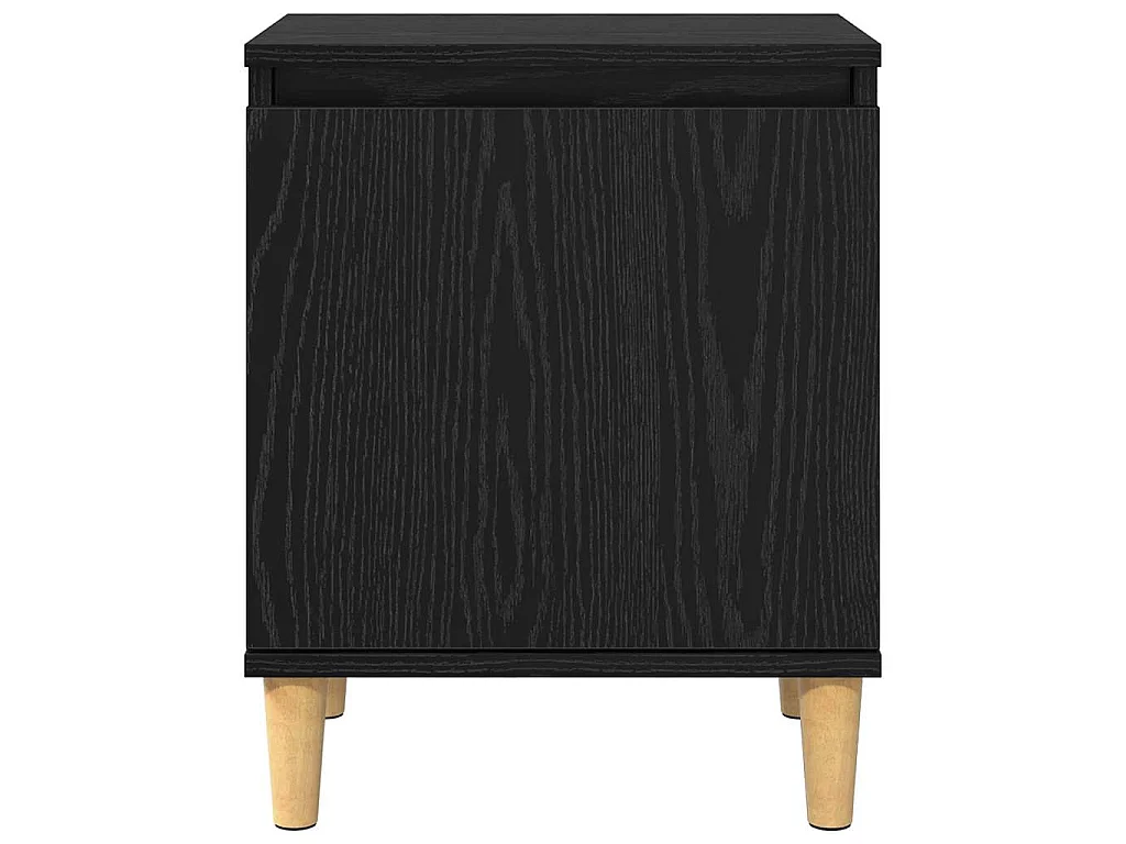 Armario de Noche Roble negro 40 x 30 x 50 cm