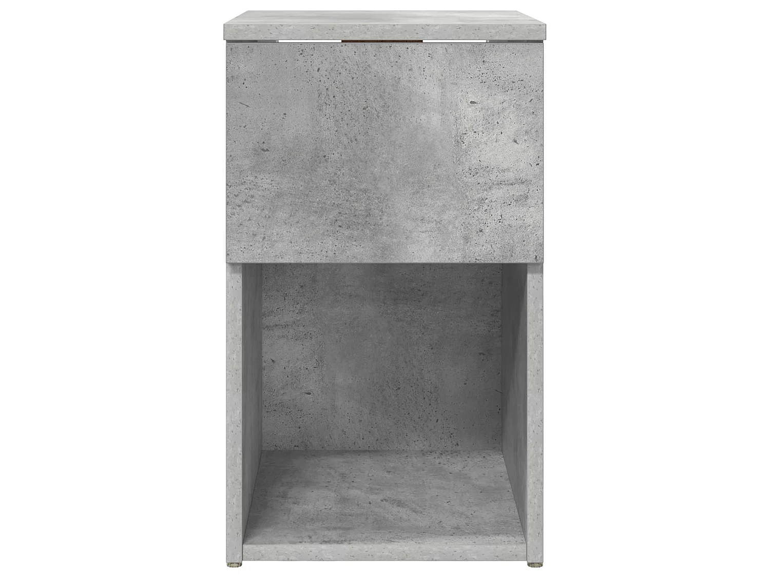 Table de chevet Gris béton 29 x 31,5 x 49 cm Bois d'ingénierie