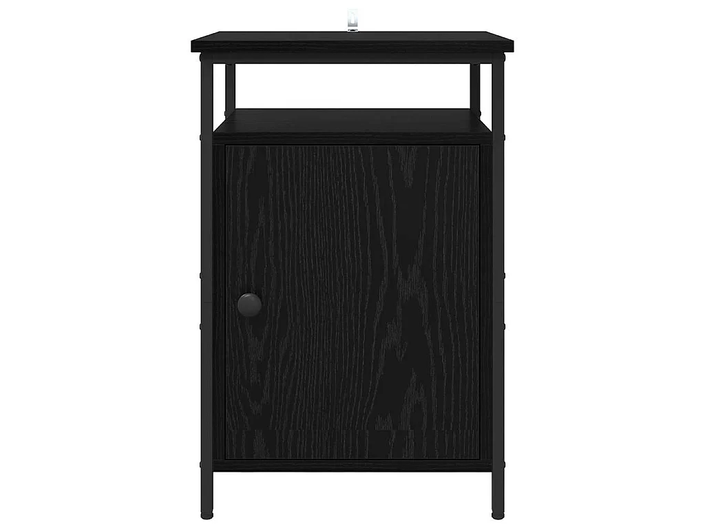 Armario de Noche Roble negro 40 x 42 x 60cm