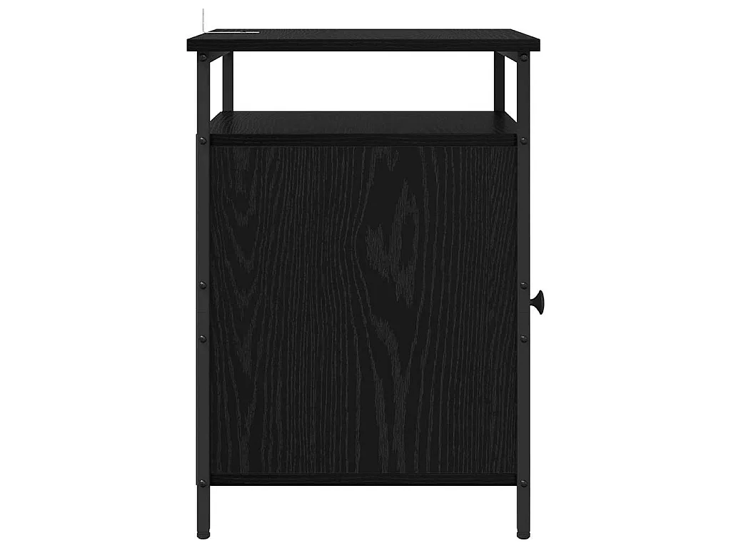Armario de Noche Roble negro 40 x 42 x 60cm