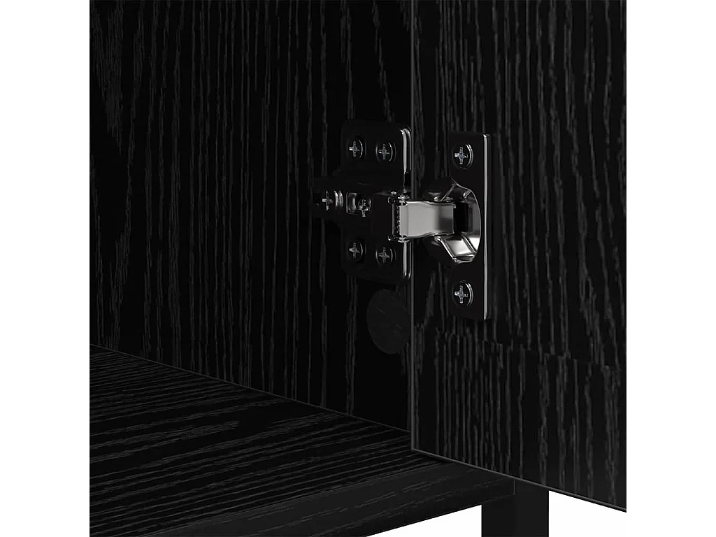 Armario de Noche Roble negro 40 x 42 x 60cm