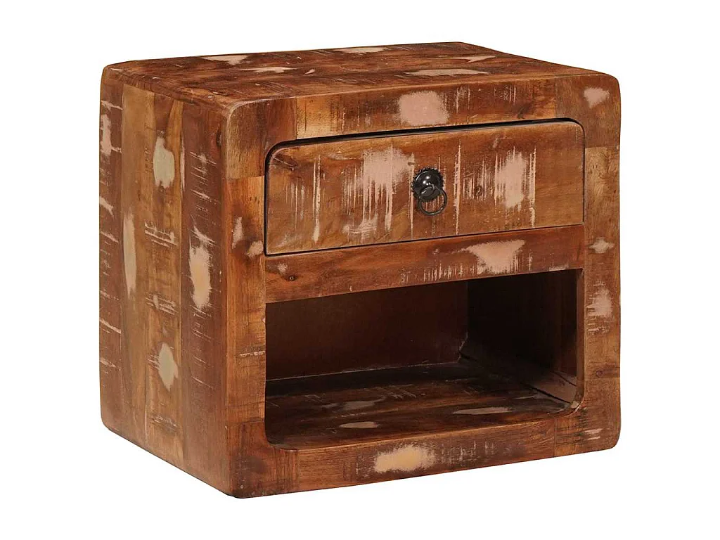 Table de chevet mural avec tiroir Multicolore 40 x 30 x 36 cm