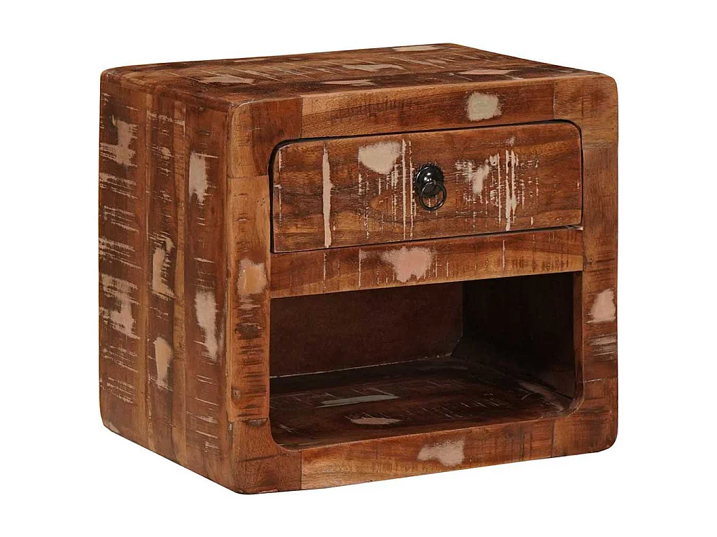 Table de chevet mural avec tiroir Multicolore 40 x 30 x 36 cm