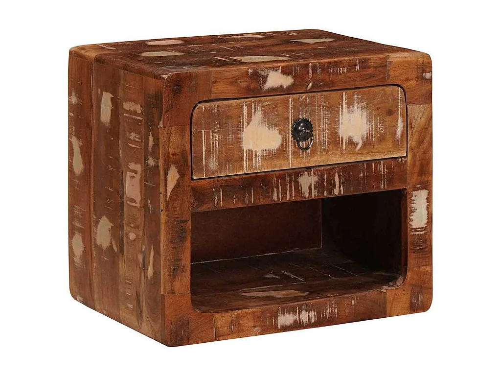 Table de chevet mural avec tiroir Multicolore 40 x 30 x 36 cm