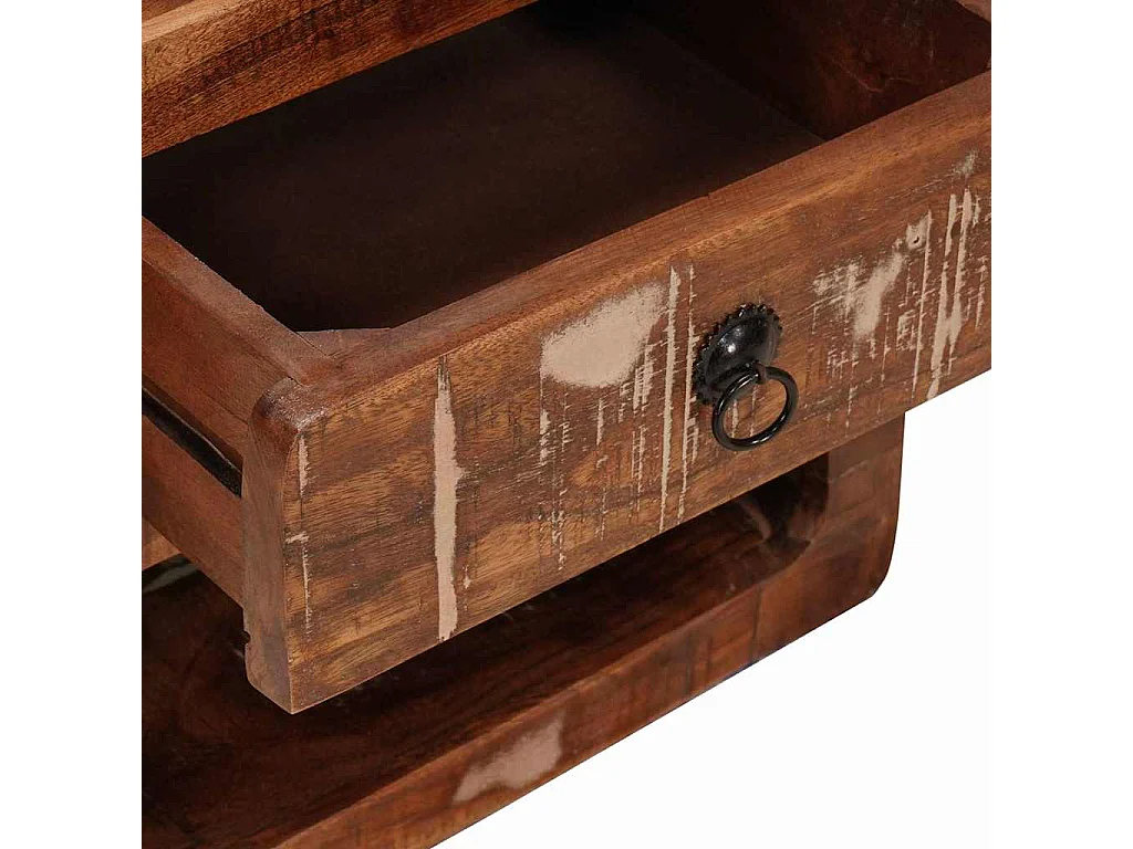 Table de chevet mural avec tiroir Multicolore 40 x 30 x 36 cm