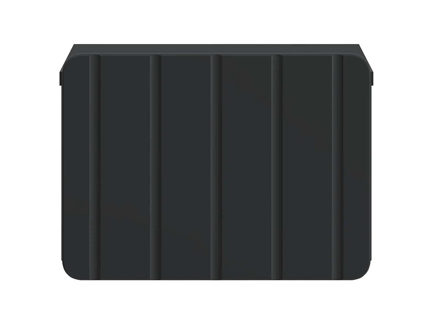 Table de chevet mural avec tiroir Noir 33 x 34,5 x 24 cm