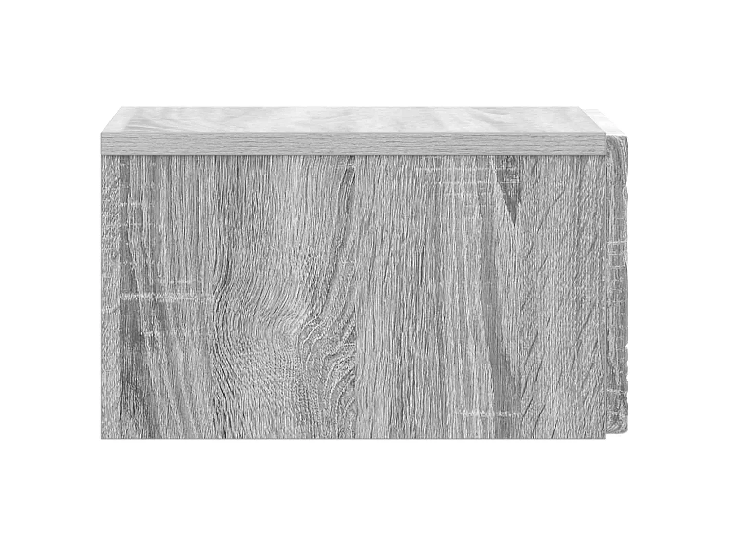 Table de chevet murale Sonoma gris 34,5 x 33 x 20 cm