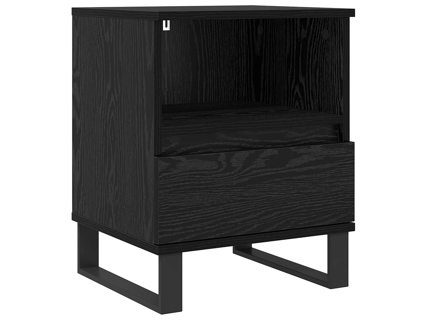 Mueble cama Roble Negro 40 x 35 x 50 cm Madera de ingeniería