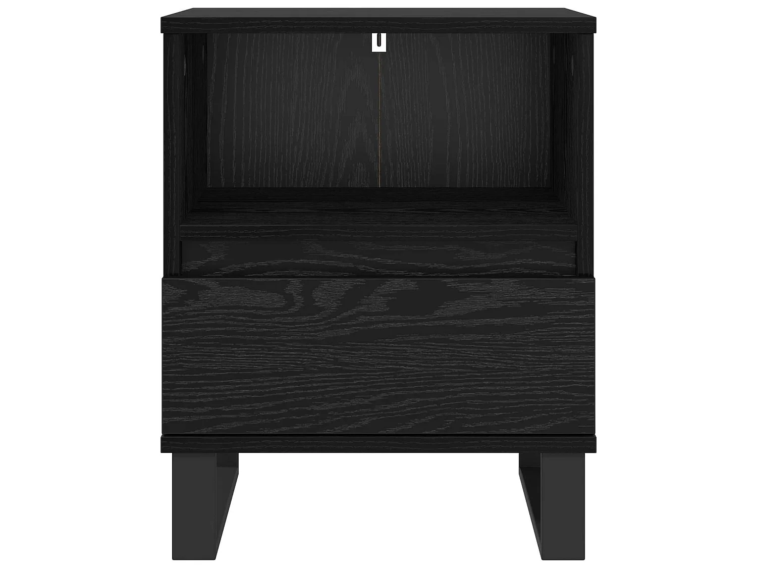 Mueble cama Roble Negro 40 x 35 x 50 cm Madera de ingeniería