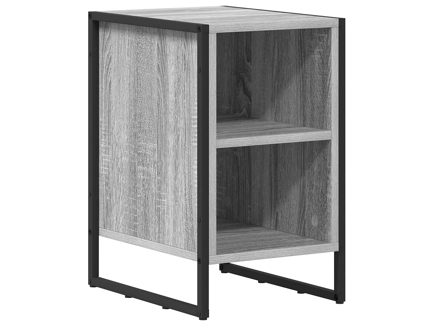 Mesa de Noche Gris Sonoma 39.5 x 30 x 50 cm