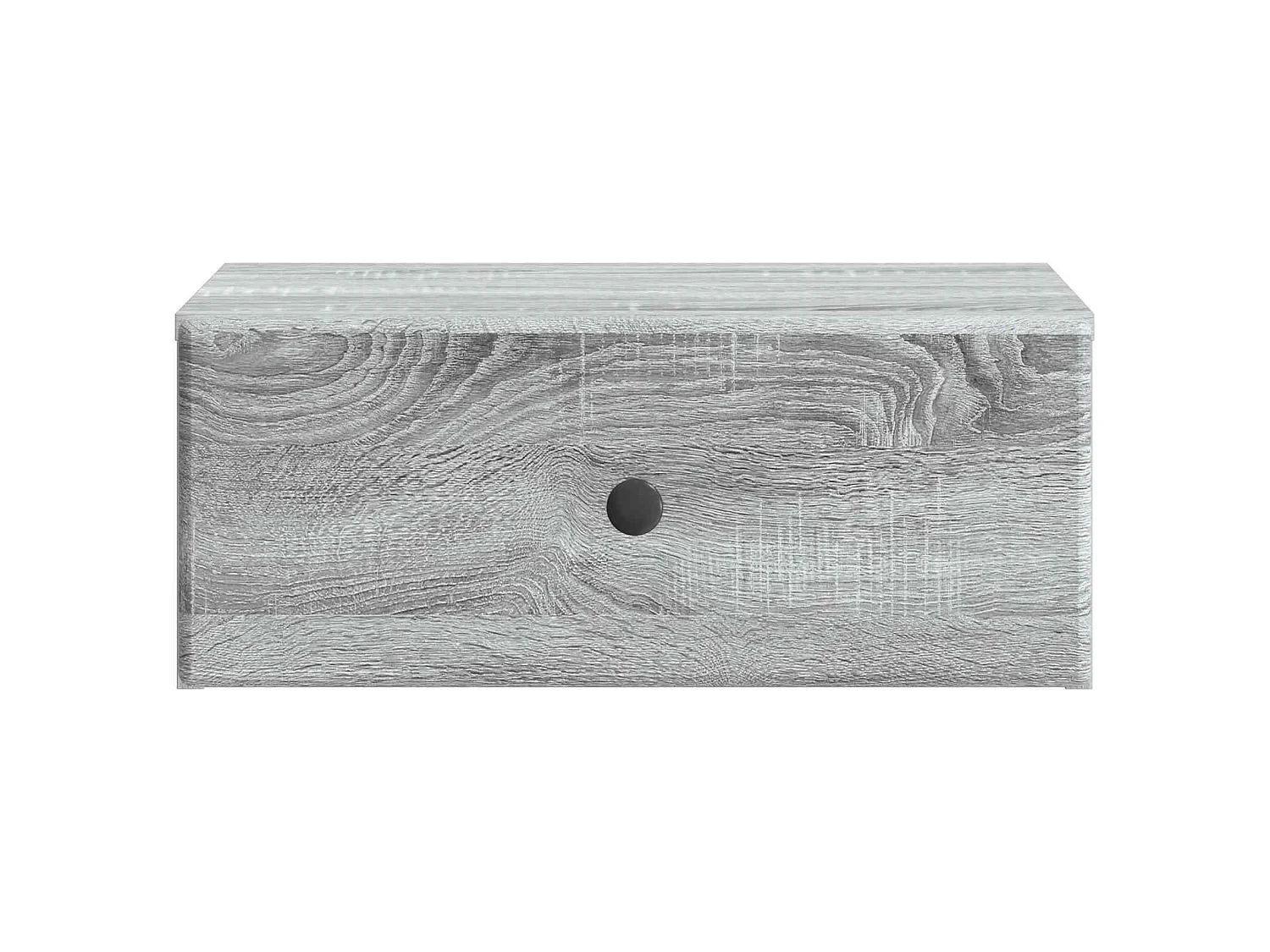 Table de chevet mural Sonoma gris 49 x 34,5 x 20 cm