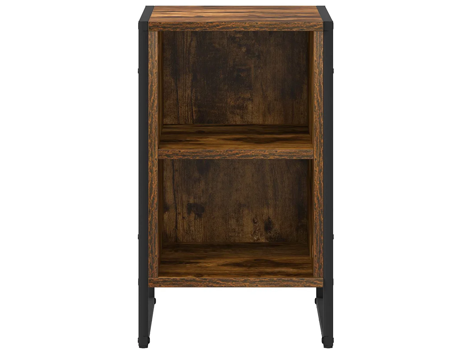Mesa de Noche Roble Humo 39.5 x 30 x 50 cm Madera contrachapada