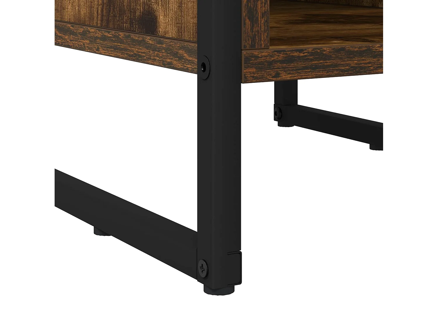 Mesa de Noche Roble Humo 39.5 x 30 x 50 cm Madera contrachapada