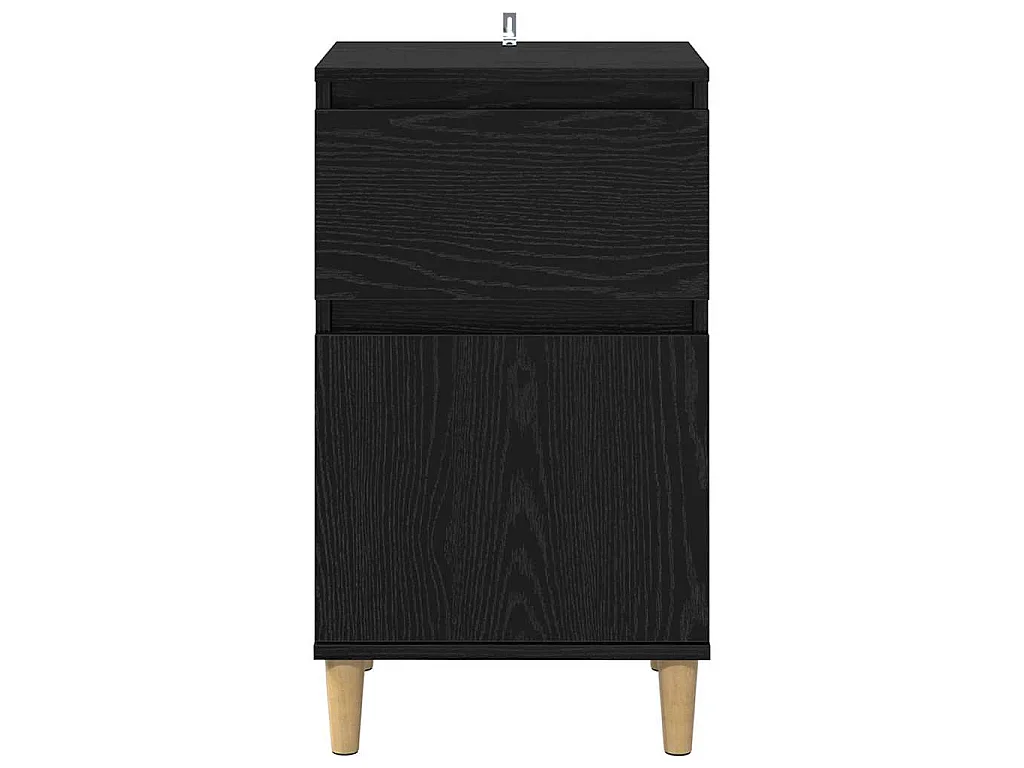 Table de chevet Chêne noir 40 x 35 x 70 cm Bois d'ingénierie
