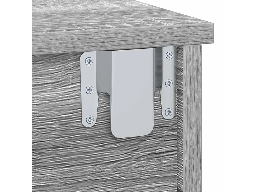 Table de chevet Gris Sonoma 40 x 31 x 15 cm Bois d'ingénierie